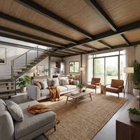 Villa Modulaire de Luxe à Deux Étages, Maison Conteneur Préfabriquée Moderne Extensible et Portable, Ferme Respirante avec Grande Terrasse