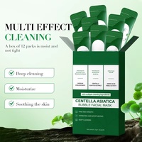 Masque de boue biologique aux herbes de fleur de neige, marque privée OEM, avec hydratant pour le visage - Nettoyage moussant automatique pour tous types de peau