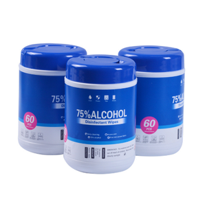 75 almohadillas de preparación de alcoholes isopropílicos, toallitas húmedas antibacterianas, hisopo de gasa estéril antiséptico, logotipo personalizado, limpieza, desinfección de <span class=keywords><strong>etanol</strong></span> - Product Image 2
