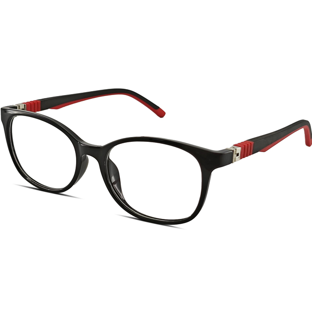 Wholesale Comfortable Unisex TR-90 Sports Glasses New Flexible Kids Optical Frames Diamond Face Shape Rectangle Style
