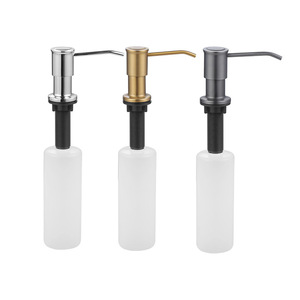 เครื่องจ่ายสบู่สแตนเลสแบบกดมือขนาด 52 นิ้ว สำหรับอ่างล้างจานในครัว อ่างล้างผัก ติดตั้งง่าย - Product Image 1