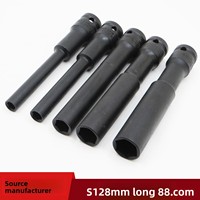 Douille spéciale à paroi mince allongée de 1/2 pouce pour clé électrique et pistolet pneumatique avec embout hexagonal