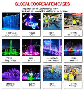 आउटडोर डंडेलियन संगीत फव्वारा के लिए आधुनिक नृत्य सजावट के साथ - Product Image 5