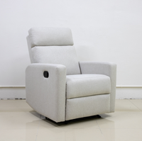 Fauteuil inclinable en tissu, fauteuil inclinable manuel, canapé simple pour salon, chambre à coucher, détente à domicile