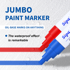 Pennarelli Indelebili Sipa SP518 7MM con Inchiostro Acrilico Permanente Impermeabile per Metallo e Pietra - Product Image 6