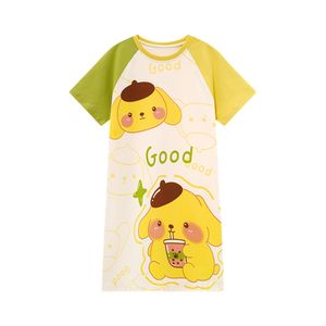 Bonitos pijamas <span class=keywords><strong>de</strong></span> manga corta estampados <span class=keywords><strong>de</strong></span> dibujos animados para niñas, vestido <span class=keywords><strong>de</strong></span> princesa pequeña, chándal, gran oferta <span class=keywords><strong>de</strong></span> verano en ropa para niños - Product Image 5