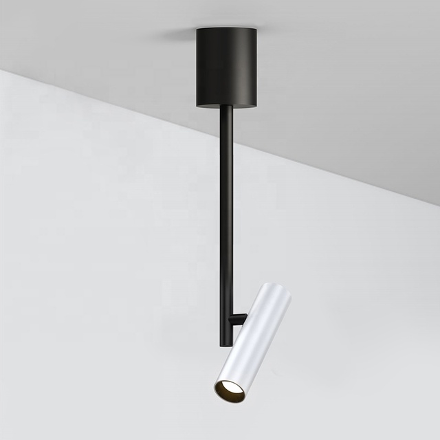 Modern 7W/12W Surface Mounted Anti-Glare LED Pendant Light with Remote Control Dimmable High CRI 90 Middle for Commercial Use