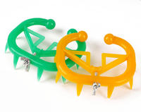 Cincin Hidung Sapi Anti-Menyusui Bahan Plastik Warna Oranye/Kuning/Hijau Yuyouyou Y-dnq1
