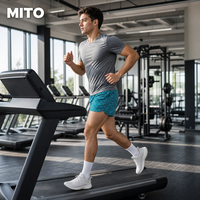 Pantalones Cortos Deportivos para Hombre MITO Ranger Panty Silkie, para Gimnasio, Entrenamiento, Correr, de Secado Rápido, Estilo Silkie