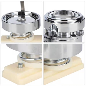 Guangzhou GED Automatic 25mm 32mm Mirror Badge <strong>Button</strong> <strong>Maker</strong> 56mm 58mm Round Badges Punch Press Machine - Product Image 3