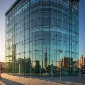 Façades <span class=keywords><strong>en</strong></span> <span class=keywords><strong>verre</strong></span> trempé antireflet moderne de 10mm pour villa <span class=keywords><strong>cuisine</strong></span> hôtel système de mur rideau aluminium - Product Image 1