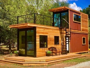 Chi Phí Thấp Duplex Morden <span class=keywords><strong>Modular</strong></span> Thiết Kế Granny Vườn Casas Đúc Sẵn Container Nhà Prefab Nhà - Product Image 5