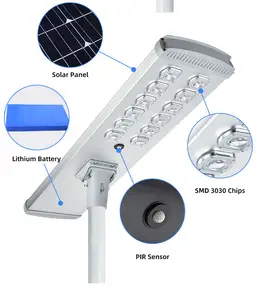 En çok satan All-In-One güneş sokak lambası konut SKD tanıtımı: 40W-120W seçenekleri ile açık havada aydınlatmak