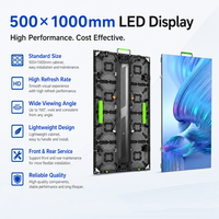 Écran LED d'extérieur 500*1000 IP65 P3.91/P4.81 pour événements scéniques et location publicitaire