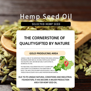 زيت بذور القنب العضوي النقي المضغوط على البارد من العلامة التجارية الخاصة للبيع بالجملة - Product Image 5
