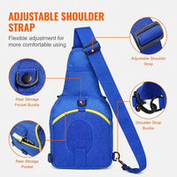 Sac à bandoulière tactique personnalisé AYPPRO, sac de poitrine urbain en nylon imperméable, sac à bandoulière modulaire MOLLE OEM/ODM, sac à bandoulière portable