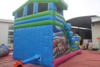 Château gonflable portable Dream Island avec toboggan, pour chiens, en PVC, capacité 10-15 personnes, 8x5x6m