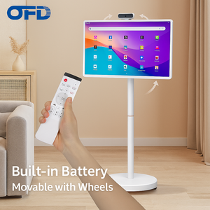 สมาร์ททีวีแบบพกพา32นิ้วพร้อมขาตั้งจอ <span class=keywords><strong>LCD</strong></span> แบบหมุนได้15จอแท็บเล็ตพีซีแบบรวมสำหรับห้องเรียนและสำนักงาน - Product Image 2