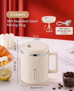 Tasse à mélangeur électrique USB à agitation automatique, directement de l'usine, pour <span class=keywords><strong>café</strong></span> et lait de soja, avec commande tactile, logo personnalisé disponible - Product Image 4