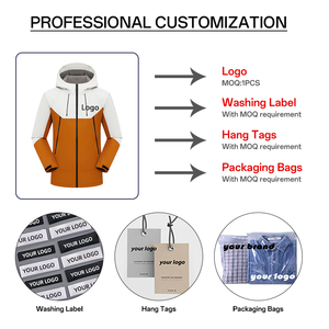 Chaqueta de Montañismo Resistente, Térmica, Impermeable, Transpirable, con Cierre y Protección Contra el Viento, con Logotipo Personalizado - Product Image 2