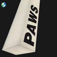 Letrero Luminoso Acrílico Personalizado con Logotipo, Impermeable para Exteriores, Letrero Comercial Iluminado LED, Caja de Luz Publicitaria