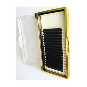 Vente en gros 16 lignes individuelles synthétiques faciles naturelles CC Curl 15mm ventilateurs de cils préfabriqués plateau de beauté du fabricant vietnamien YY - Product Image 4