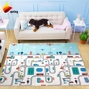 Tapis De Jeu 200x180x1cm, Pliable, Grand Tapis De Jeu Epais, Réversible, Imperméable, Portable, Non Toxique Pour Enfants - Product Image 4
