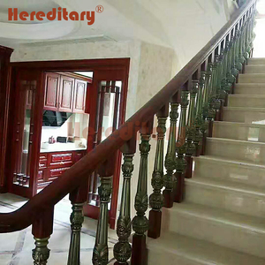 Diseño Clásico de Escaleras, <span class=keywords><strong>Barandilla</strong></span> de <span class=keywords><strong>Acero</strong></span> <span class=keywords><strong>y</strong></span> <span class=keywords><strong>Madera</strong></span>, <span class=keywords><strong>Barandilla</strong></span> de Aluminio para Techo con Diseño de <span class=keywords><strong>Barandilla</strong></span> de <span class=keywords><strong>Madera</strong></span> - Product Image 4