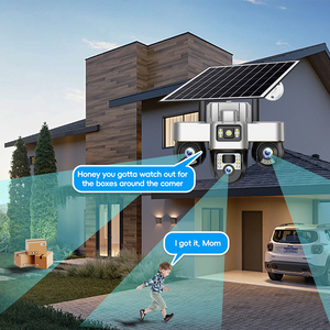 Kerui 6MP An Ninh Giám Sát 3 Ptz Với Năng Lượng Mặt Trời Bảng Điều Khiển Wifi/4G EU Giám Sát Năng Lượng Mặt Trời Mạng Máy Ảnh 8000MAh Pin Dài Chờ - Product Image 6