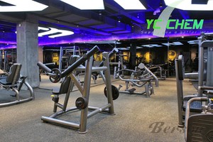 Gránulos de EPDM Elásticos y Resistentes, Rollos de Caucho de Partículas SBR, Ideales <span class=keywords><strong>para</strong></span> Pisos de Gimnasios Interiores con Servicio de Corte - Product Image 4
