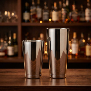 2 Piece Stainless Steel Boston <b>Shaker</b> <b>Cocktail</b> Mixing <b>Set</b> Modern Durable Bar Tool - Product Image 4