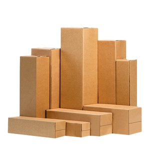 Manufacture hot sale good quality corrugated long shipping box Wholesale custom rectangle folding corrugated mailer box
