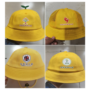 促销幼儿园儿童帽个性化渔夫帽儿童水桶帽带定制标志 - Product Image 5