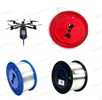 Fiber Optik Single Mode G657A1 G657a2 G652D untuk Drone/Kabel Serat Optik, Laris untuk Drone FPV