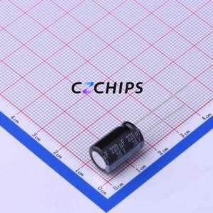 ตัวเก็บประจุอิเล็กโทรไลต์อะลูมิเนียมแบบ Through-Hole รุ่น EEUTP1V221 ชิ้นส่วนแบบ Through-Hole (THT) ขนาด D10xL16 มม. 220uF 20% 35V 1.1A-100kHz - Product Image 1