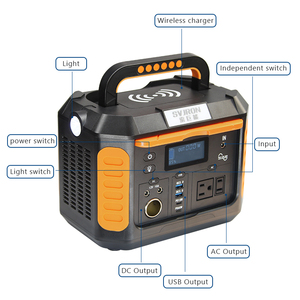 สถานีพลังงานสำรองแบบพกพา 500W 160800mAh 595Wh 110v 220v สำหรับใช้งานกลางแจ้ง - Product Image 2
