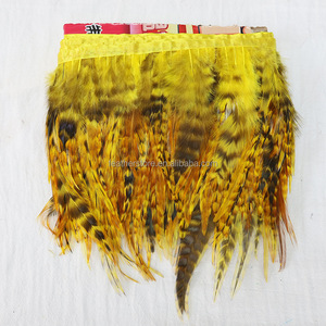 Plumas de Faisán Naturales Teñidas de 4-6 Pulgadas, Adorno de Plumas de Gallo <span class=keywords><strong>Chinchilla</strong></span>, Flecos para Manualidades, Bodas, Carnaval, <span class=keywords><strong>Precio</strong></span> de Fábrica - Product Image 3