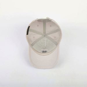 Casquette de baseball structurée en coton beige vintage à 5 panneaux, broderie 3D, pour homme et adolescent, style décontracté, directement de l'usine - Product Image 6