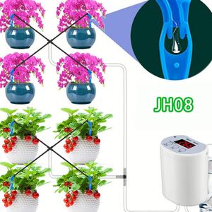 Kits d'irrigation goutte à goutte automatiques pour plantes d'intérieur en pot, système d'arrosage intelligent, minuterie d'arrosage DIY pour jardin - Product Image 1