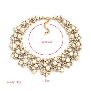 <span class=keywords><strong>Collar</strong></span> de Perlas y Diamantes de Imitación de Alta Calidad JJ10113, Gargantilla Elegante, <span class=keywords><strong>Collar</strong></span> Moderno para Mujer - Product Image 2
