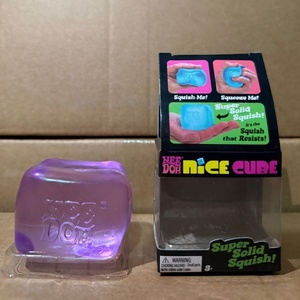 Needoh Nice Cube Stress <b>Ball</b> Soft Squishy Toy Super Solid Gel Cube Sensory Toy for Kids Gift Desk Office Room Decor - Product Image 1
