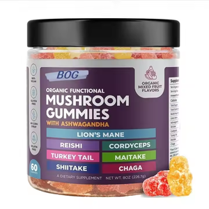 Gomitas de Hongos Orgánicos de Mi Fábrica con Ashwagandha, Mezcla Funcional de Hongos 8 en 1 para el Apoyo Inmunológico y Mental - Product Image 2