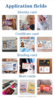 Imprimante de cartes d'identité double face MASUNG S22K, compatible avec les superpositions PVC et PET pour l'impression de badges d'employés haute durabilité
