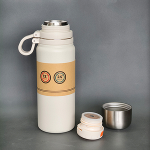 Botella de Agua Deportiva Portátil a Prueba de Fugas, de Acero Inoxidable 304 con Tapa Hermética, Gran Capacidad, en Stock para la Escuela - Product Image 2