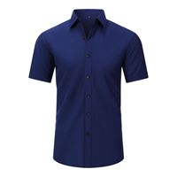 Chemise décontractée pour homme la plus vendue, extensible dans les quatre sens, sans fer, résistante aux plis, couleur naturelle.
