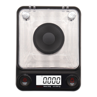 Balance de précision 50g x 0,001g, balance micro, balance à poudre pour le rechargement avec étui portable, balance microgramme alimentation USB/batterie