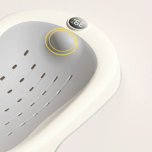 Pieghevole Bebè Bather Bebè <span class=keywords><strong>Supporto</strong></span> Bagno con Termometro <span class=keywords><strong>per</strong></span> la vasca da bagno o lavello antiscivolo ed ergonomico <span class=keywords><strong>per</strong></span> il <span class=keywords><strong>neonato</strong></span> - Product Image 4