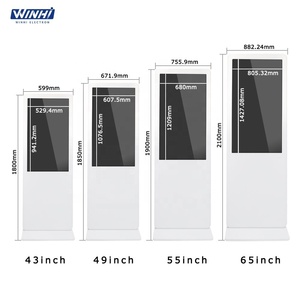 43 49 55 65Inch Staande Metalen Behuizing Win Besturingssysteem Capacitieve Touch <span class=keywords><strong>Lcd</strong></span>-Scherm Kiosk Winkelcentrum Digitale Bewegwijzering - Product Image 6