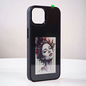 Étui <span class=keywords><strong>de</strong></span> téléphone intelligent NFC <span class=keywords><strong>de</strong></span> luxe AilesTecca avec écran <span class=keywords><strong>photo</strong></span> E Ink, étui <span class=keywords><strong>de</strong></span> téléphone électronique E Ink pour iPhone 16 15 14 13 12 Series - Product Image 5