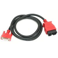 Câble de données principal OBD2 DB15 pour AUTEL DS808/MS905/MS906/MS908 vers instrument de diagnostic automobile, ligne de connexion de 1,5 mètre